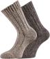 Preview: 2 Paar TippTexx 24 superweiche Wollsocken mit Alpaka für Damen & Herren